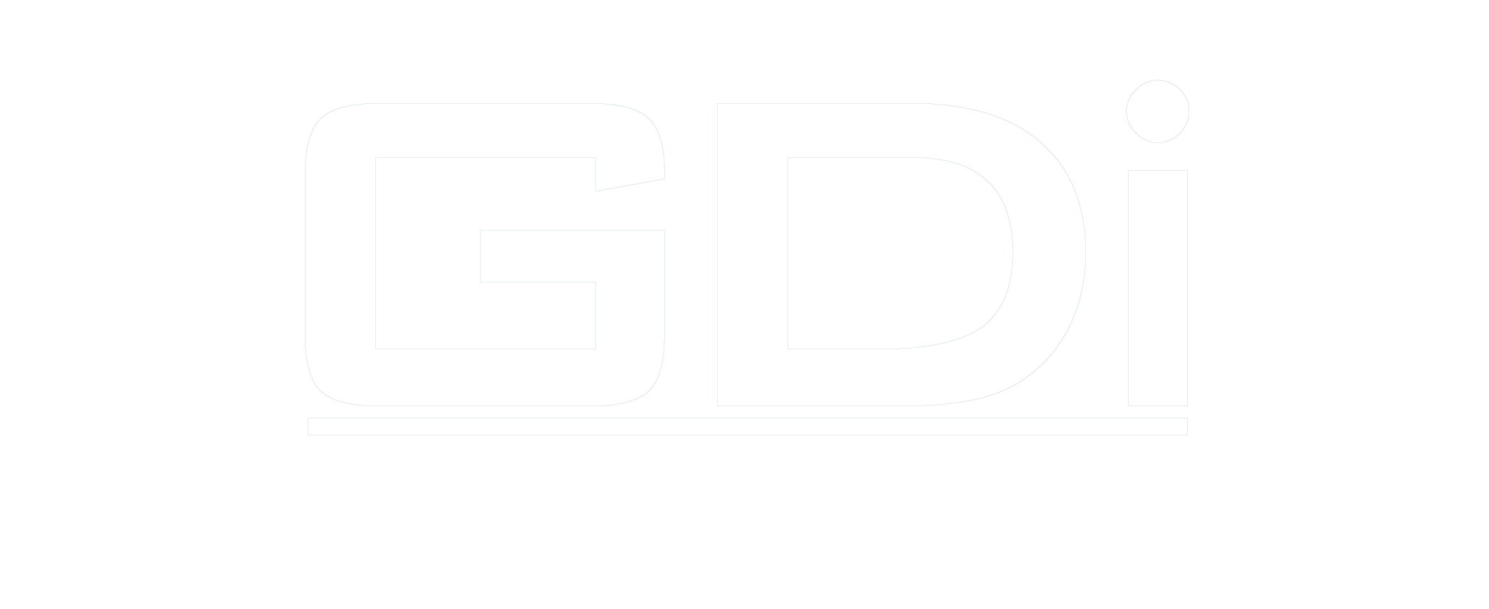 GDi 지디아이 로고 W